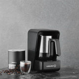 Korkmaz Moderna Coffee Maker Grey/Satin