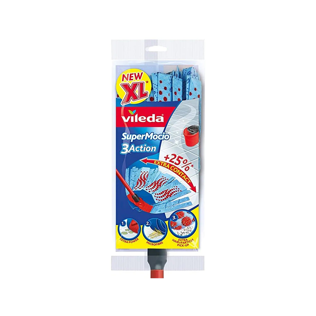 Vileda Supermop 3-Action mop with handle