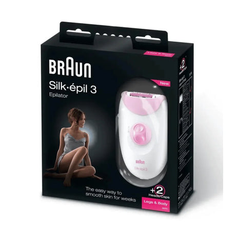 Braun Silk Epil 3 3270 Epilator With 2 Extras Incling Shaver Head