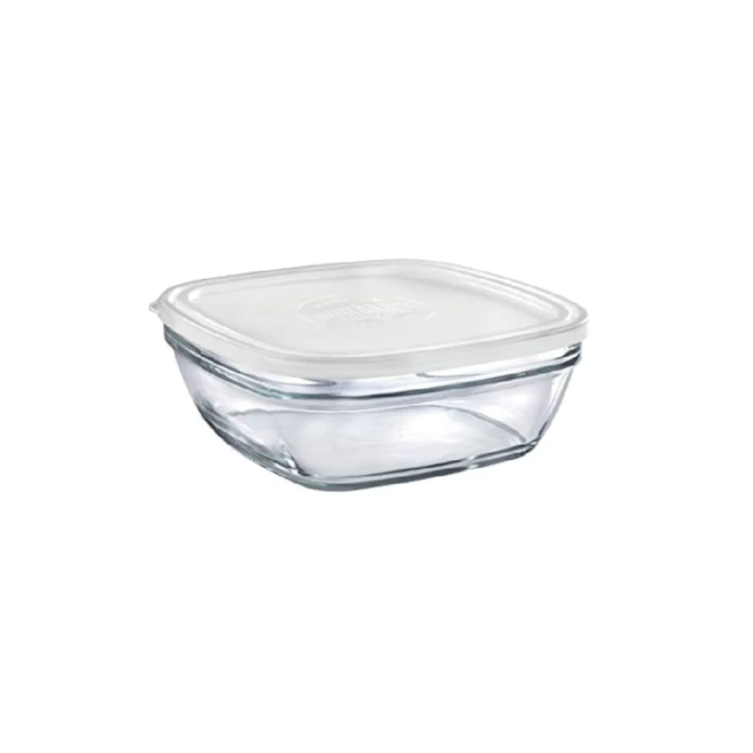 Duralex Freshbox Clear Square 14 cm + Frosted Lid - 61 cl