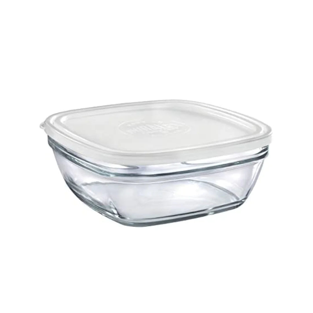 Duralex Freshbox Clear Square 23 cm with Frosted Lid - 310 cl