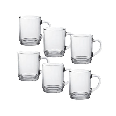 Duralex Set of 6 Versailles Clear Mug 26 cl