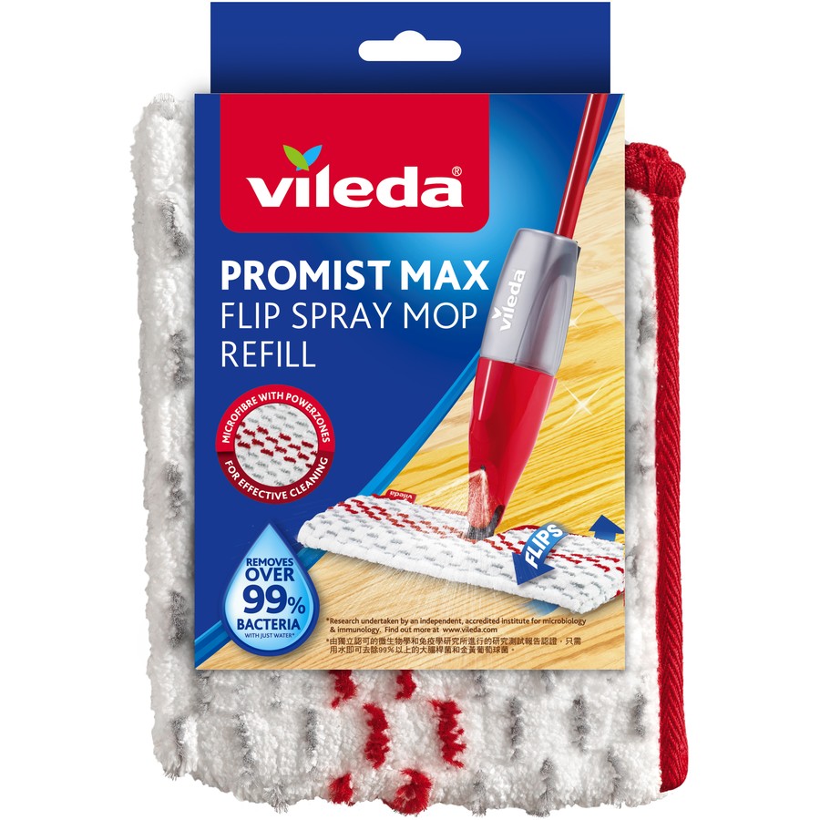 Vileda Pro Mist Max Flip Spray Flat Mop Refill