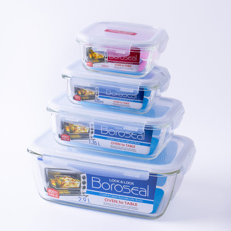 OvenGlass Clear Boroseal Rectangular