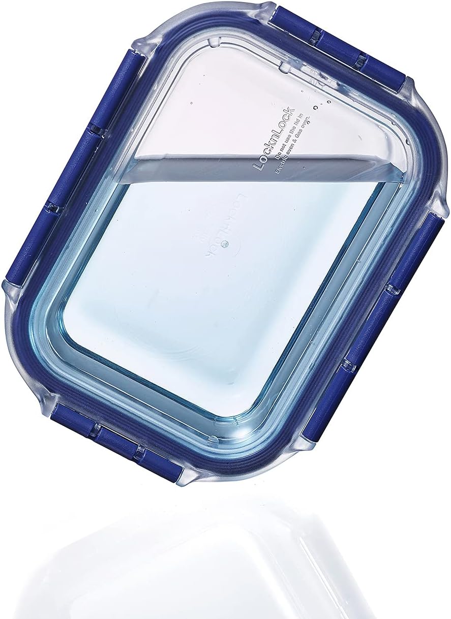 Top Class Glass Container Rectangle