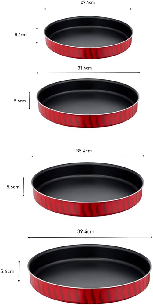 Tefal Tempo Flame Ovenware 4 pieces Set  kebbe dishes 28/30/34/38cm