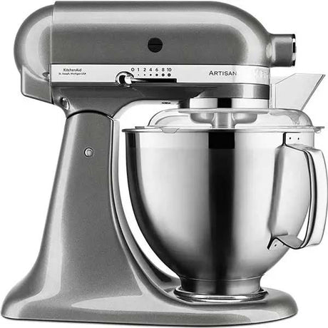 Kitchen Aid Artisal 4.8L + 3L bowl, pouring shield, whip, dough hook, flat beater