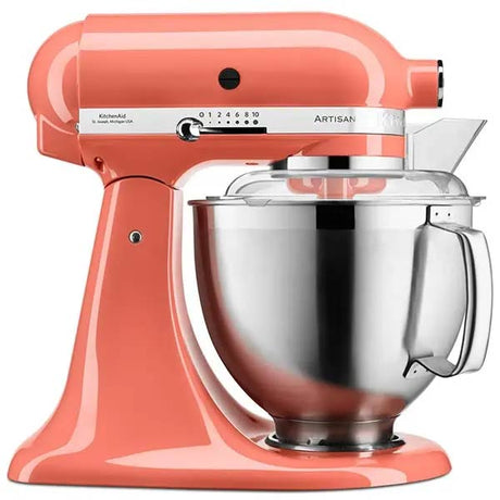 Kitchen Aid Artisal 4.8L + 3L bowl, pouring shield, whip, dough hook, flat beater