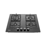 Midea Black Gas Built-in 4 Burners 60 cm