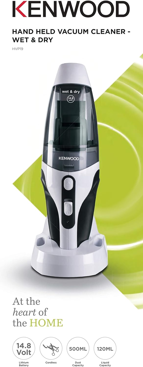 Kenwood Wet & Dry Cordless Handheld Vacuum Cleaner