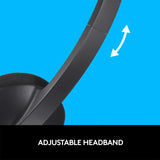 Logitech H340 USB PC Headset with Noise-Cancelling Mic