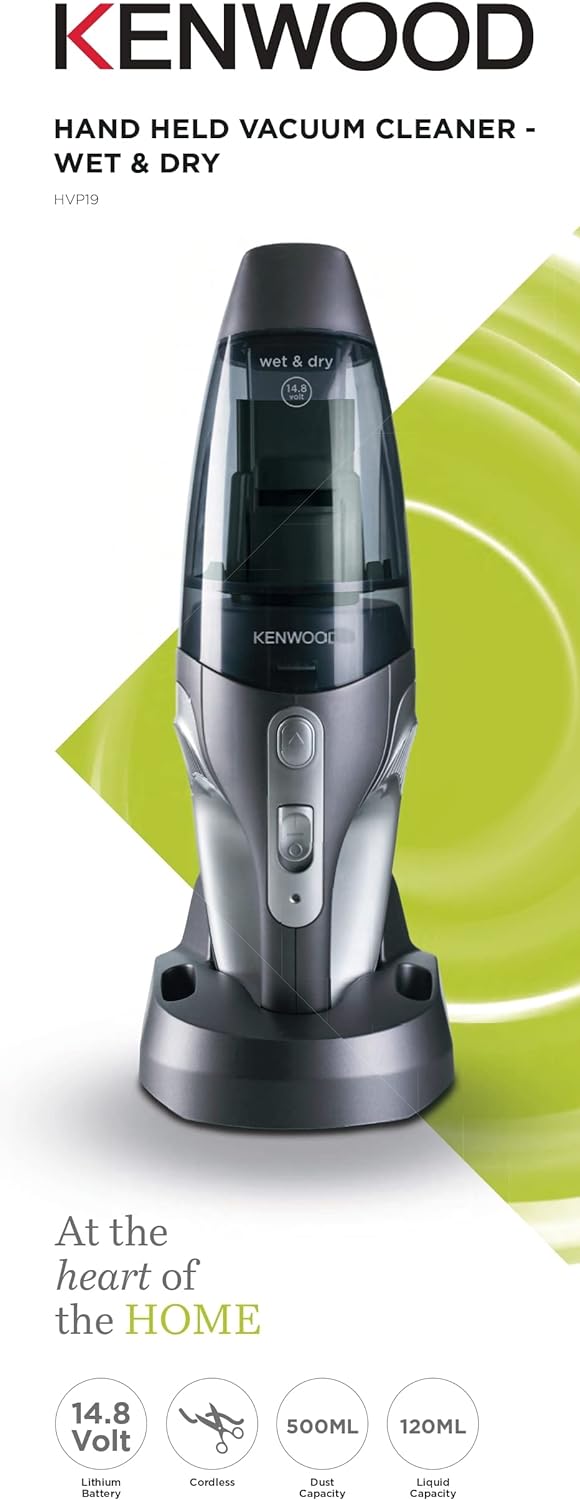 Kenwood Wet & Dry Cordless Handheld Vacuum Cleaner