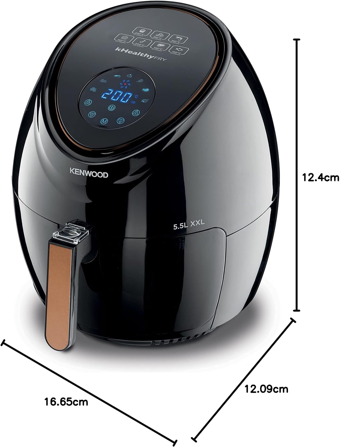 Kenwood Air Fryer KHealthy Black