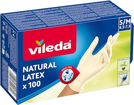 Vileda Gloves Latex Design Edition X 100