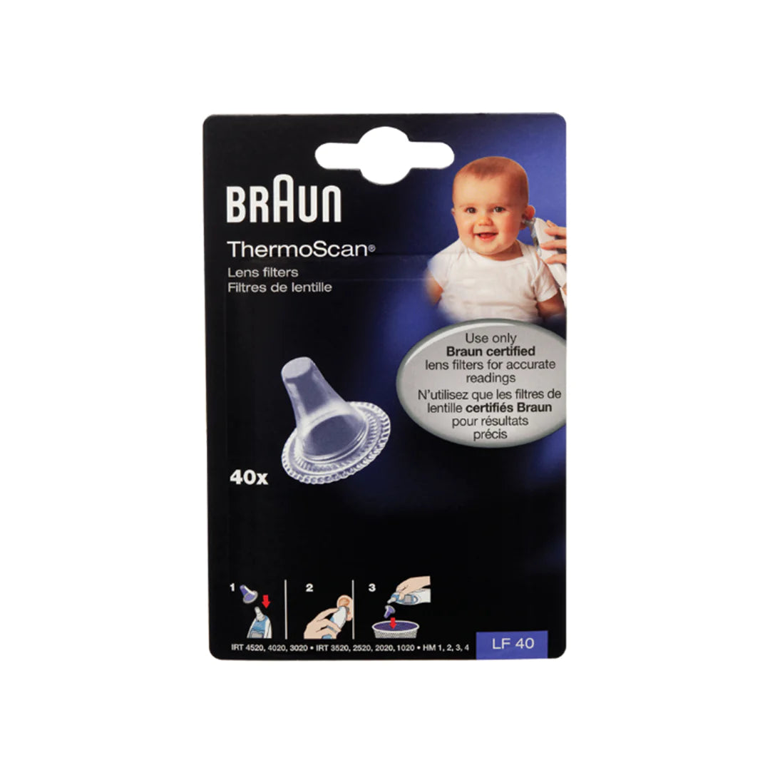 Braun Lens Filter Thermometer Hygiene Caps