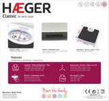 HAEGER Black Classic mechanical scale