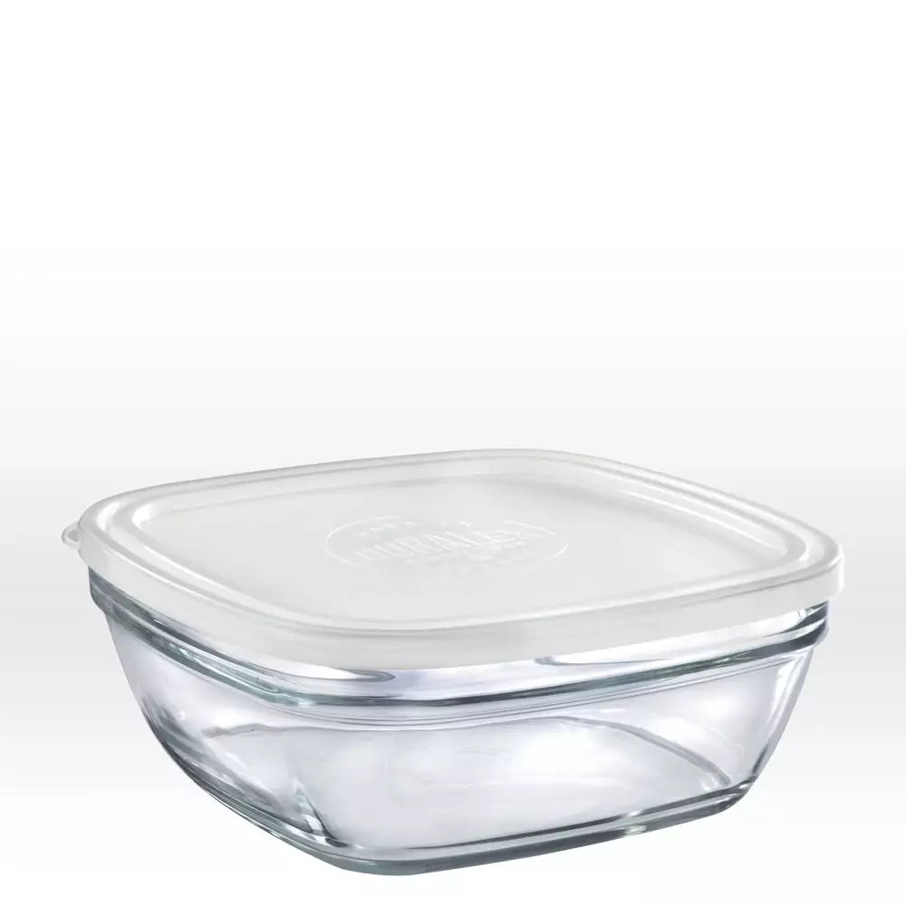 Duralex Freshbox Clear Square 9 cm + Frosted Lid - 15 cl