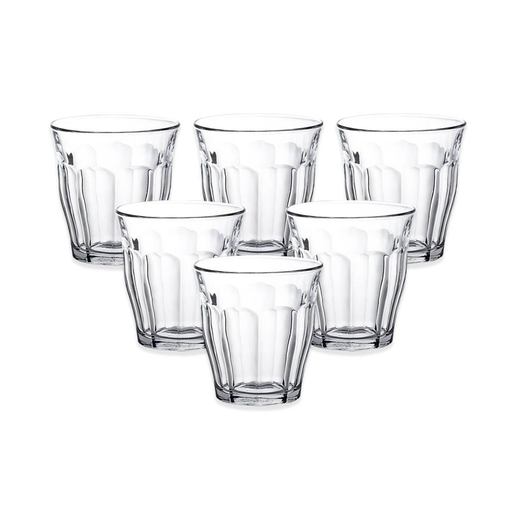 Duralex Set Of 6 Clear Tumbler 9 cl