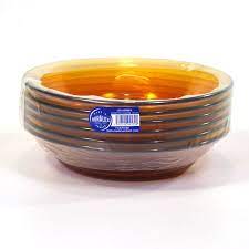 Duralex Set of 6 Lys Amber Soup Plate 19,5 cm