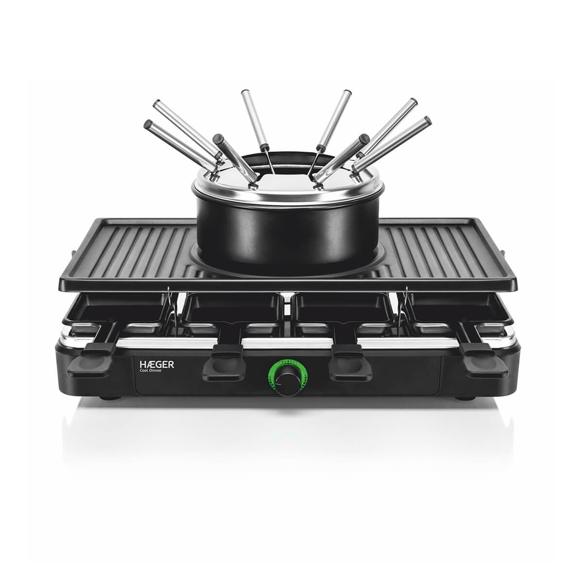 HAEGER  Fondue, Grill and Raclette Set