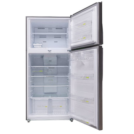 Midea Refrigerator Top Mount 2 doors Blue Steel 650L