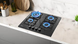 Midea Black Gas Built-in 4 Burners 60 cm