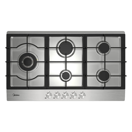 Midea Stainless Steel Gas Built-in 5 Burners 90 cm