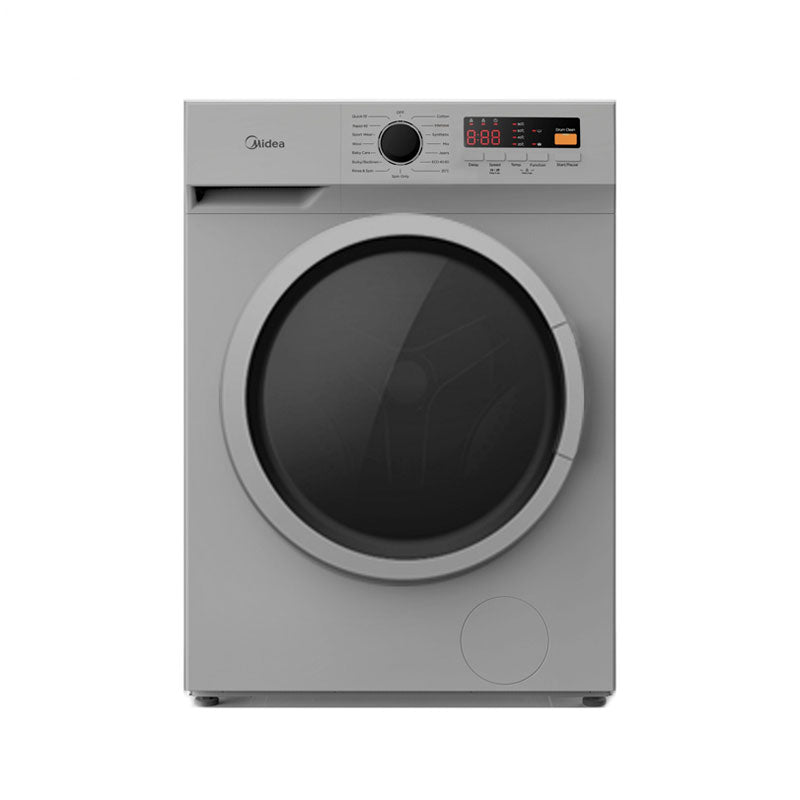 Midea Washing Machine Front Load 7kg Silver Digital Display