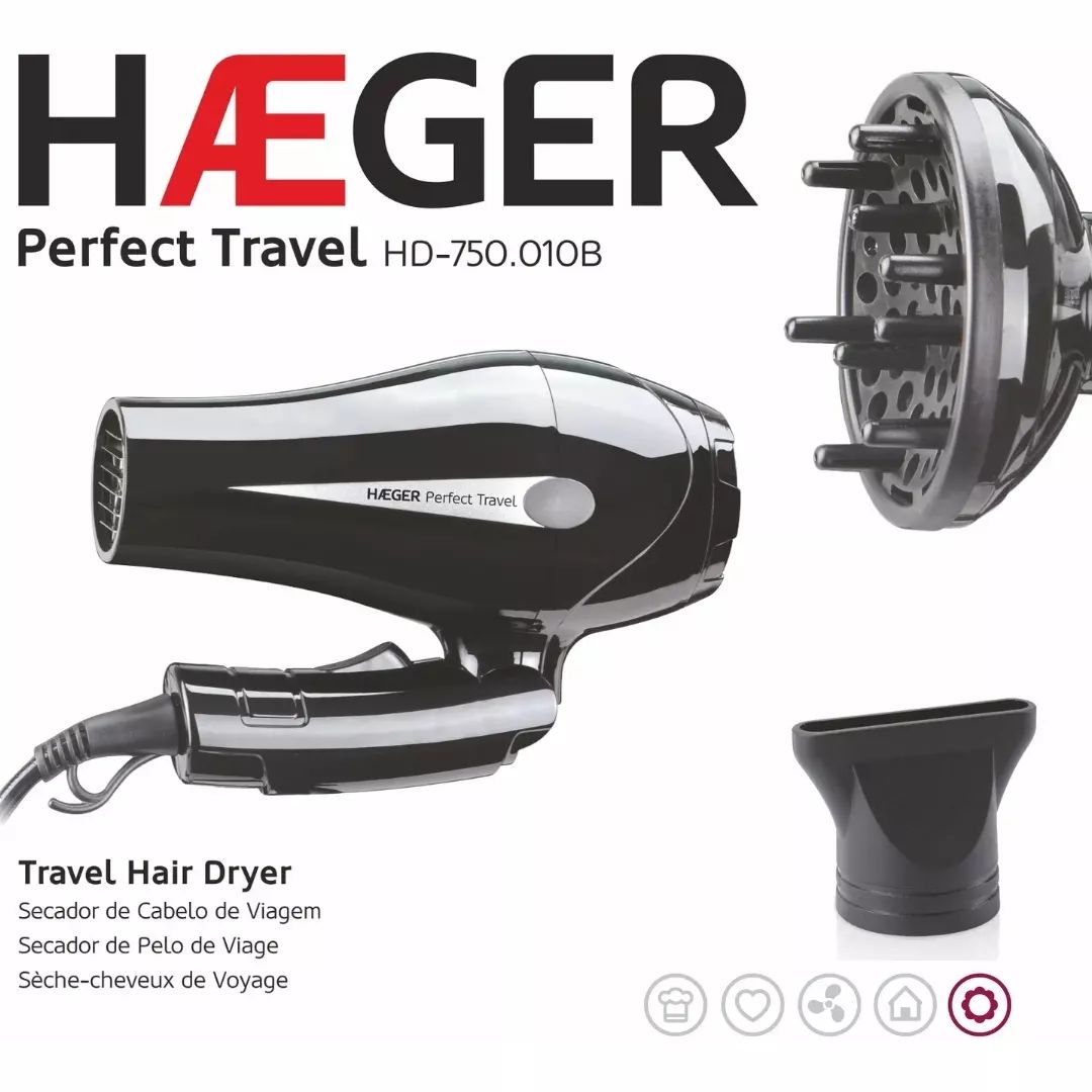 HAEGER Perfect Travel Hair Dryer