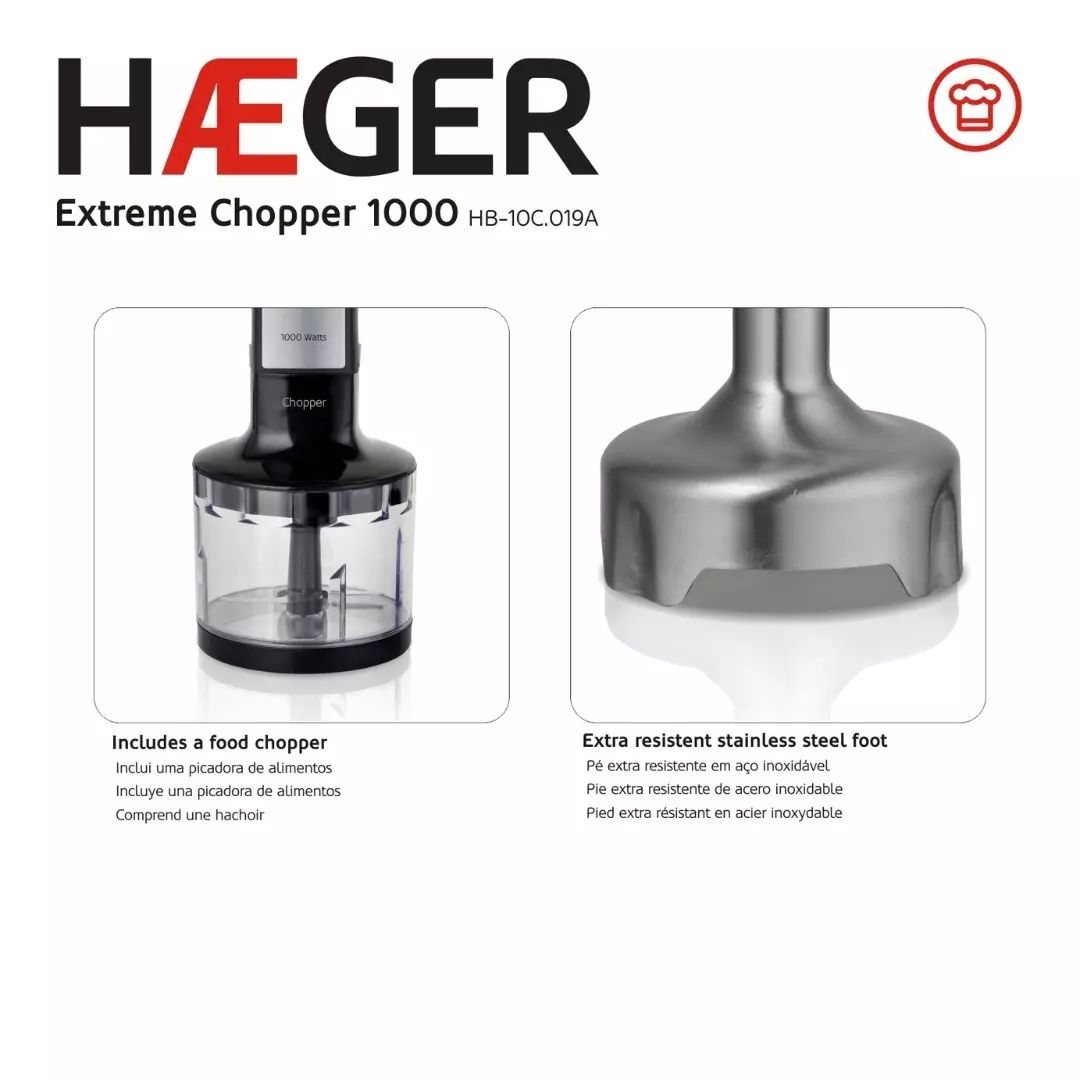 HAEGER Hand Blender Extreme Chopper