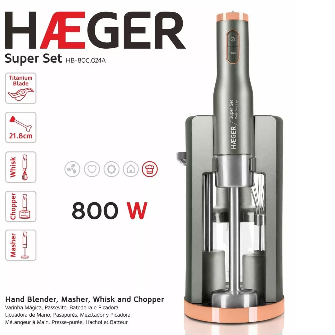 HAEGER Multi Function Hand Blender Set