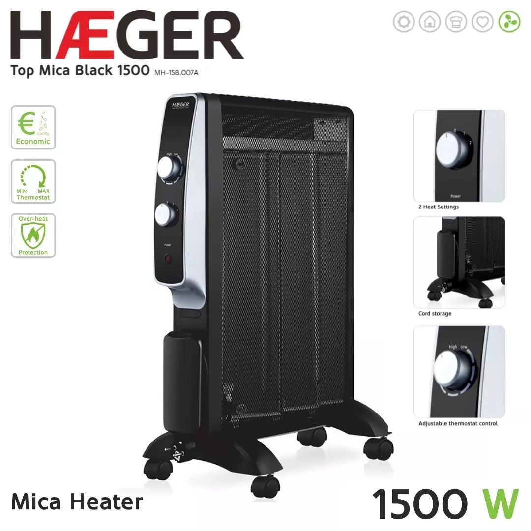 HAEGER Heater Top Mica 1500 W