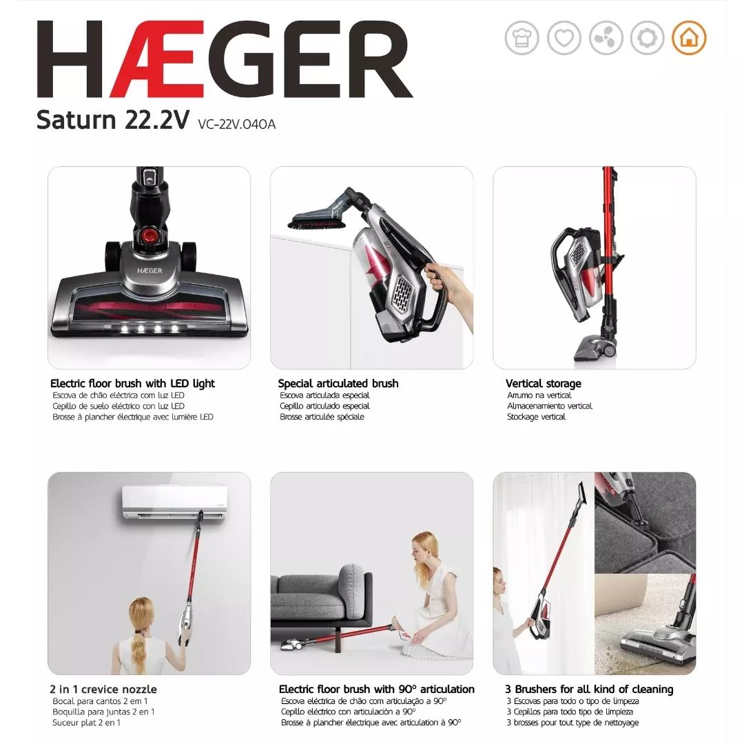 HAEGER Cordless Vacuum Cleaner