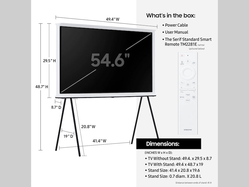 Samsung The Serif TV 4K QA55LS01B