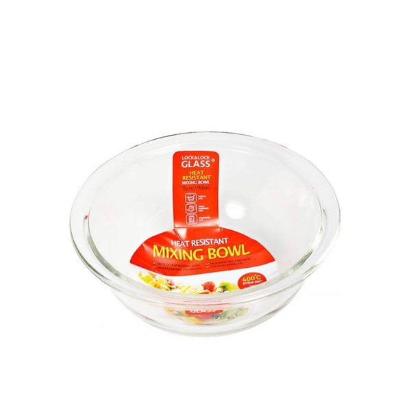 Glass Mixing bowl with a Cap round