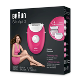 Braun Silk-Épil 3 Epilator For Long-Lasting Hair Removal SE3410