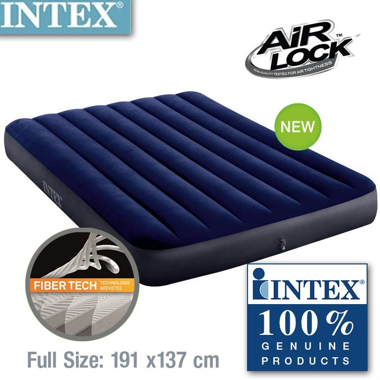 INTEX DURA-BEAM CLASSIC DOWNY Airbed 137*191*25cm   S20