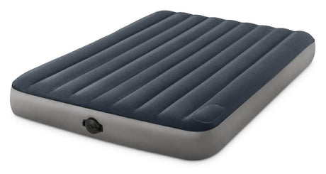 INTEX QUEEN DURA-BEAM SINGLE-HIGH AIRBED W/ 2-STEP PUMP  S21