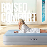 INTEX TWIN Rise Comfort Airbed W/Internal Pump (99x1.91x0.36cm)   S21