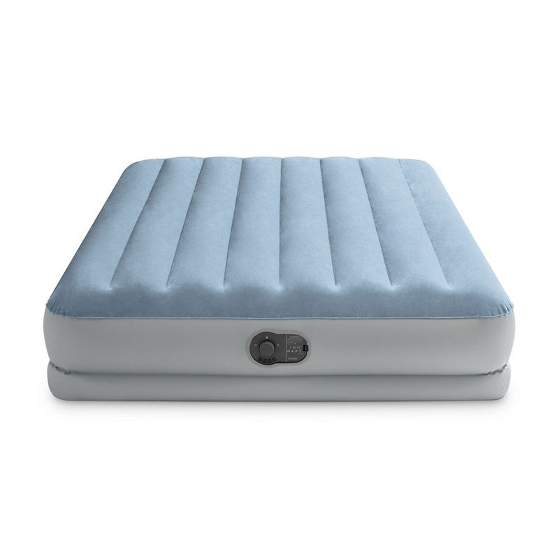 INTEX QUEEN DURA-BEAM COMFORT AIRBED W/FASTFILL USB PUMP L x W x H: 2.03 x 1.52