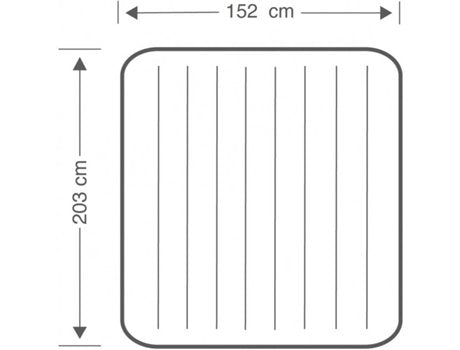 INTEX DURA-BEAM CLASSIC DOWNY Airbed 152*203*25cm  S20