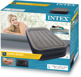 INTEX Twin Deluxe PILLOW REST Airbed W/ Fiber-Tech BIP