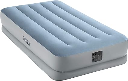 INTEX TWIN Rise Comfort Airbed W/Internal Pump (99x1.91x0.36cm)   S21