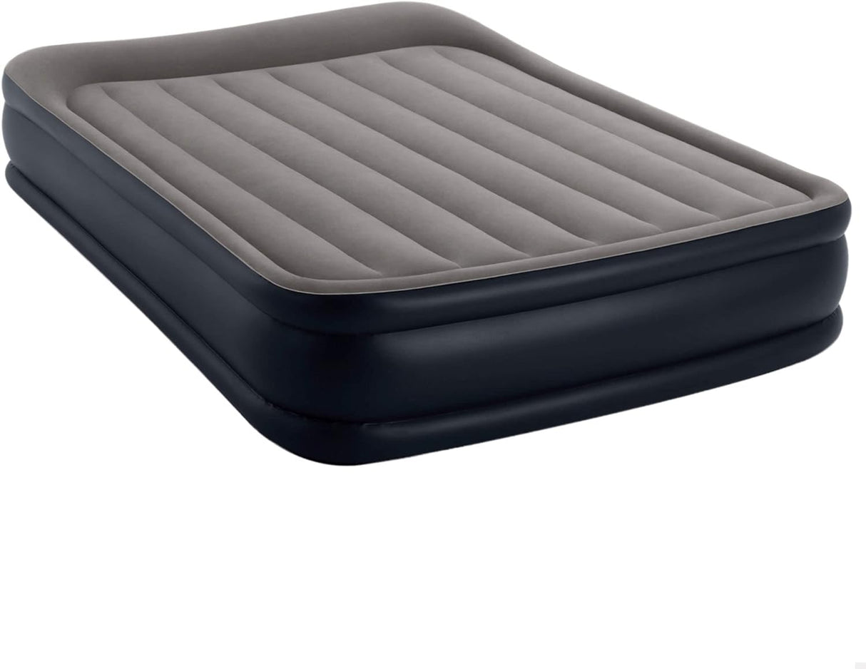 INTEX Queen Deluxe PILLOW REST Airbed W/ Fiber-Tech BIP