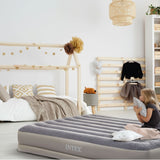 INTEX TWIN DURA-BEAM PRESTIGE AIRBED W/FASTFILL USB PUMP Dimensions L x W x H: 1.91 x 0.99 x 0.30 m Mattress height 30cm