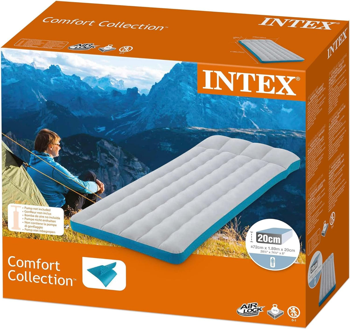 INTEX CAMPING MAT  72x1.89x20cm S19