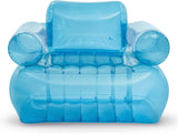 INTEX TRANSPARENT BLUE ARMCHAIR