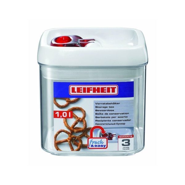 Leifheit Fresh and Easy Square Storage Container 1 L