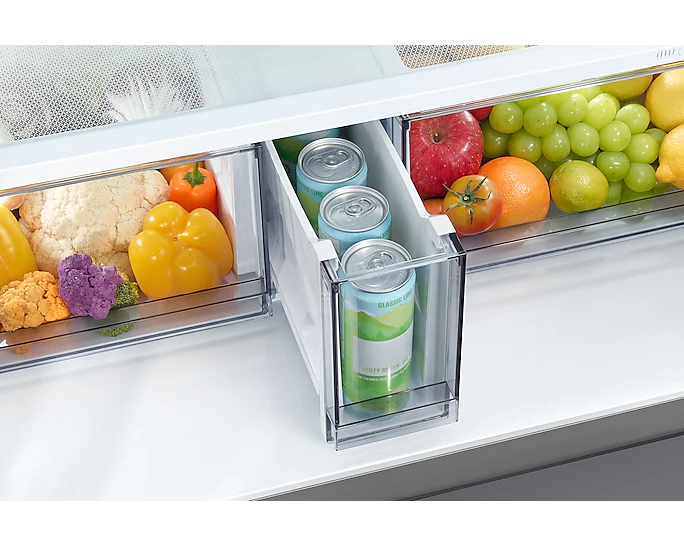 Samsung Refrigerator 4 doors Refined Inox