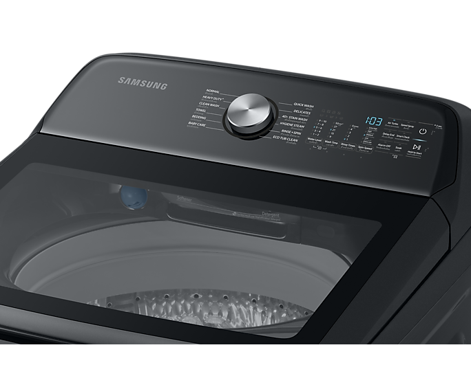 Samsung Washing Machine Top Load 22 Kg Black Caviar